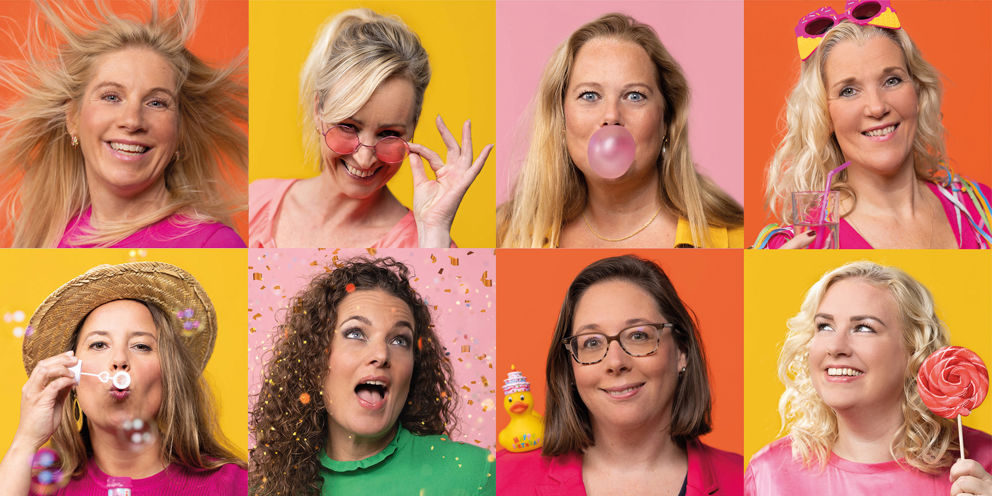 Acht vrouwen. Eén gezamenlijk doel
